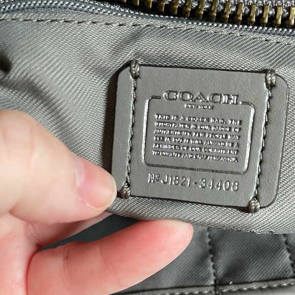 Coach Swagger Gray Leather Satchel with Gunmetal 2 hang tags  No: J1821-34408 - Picture 13 of 13